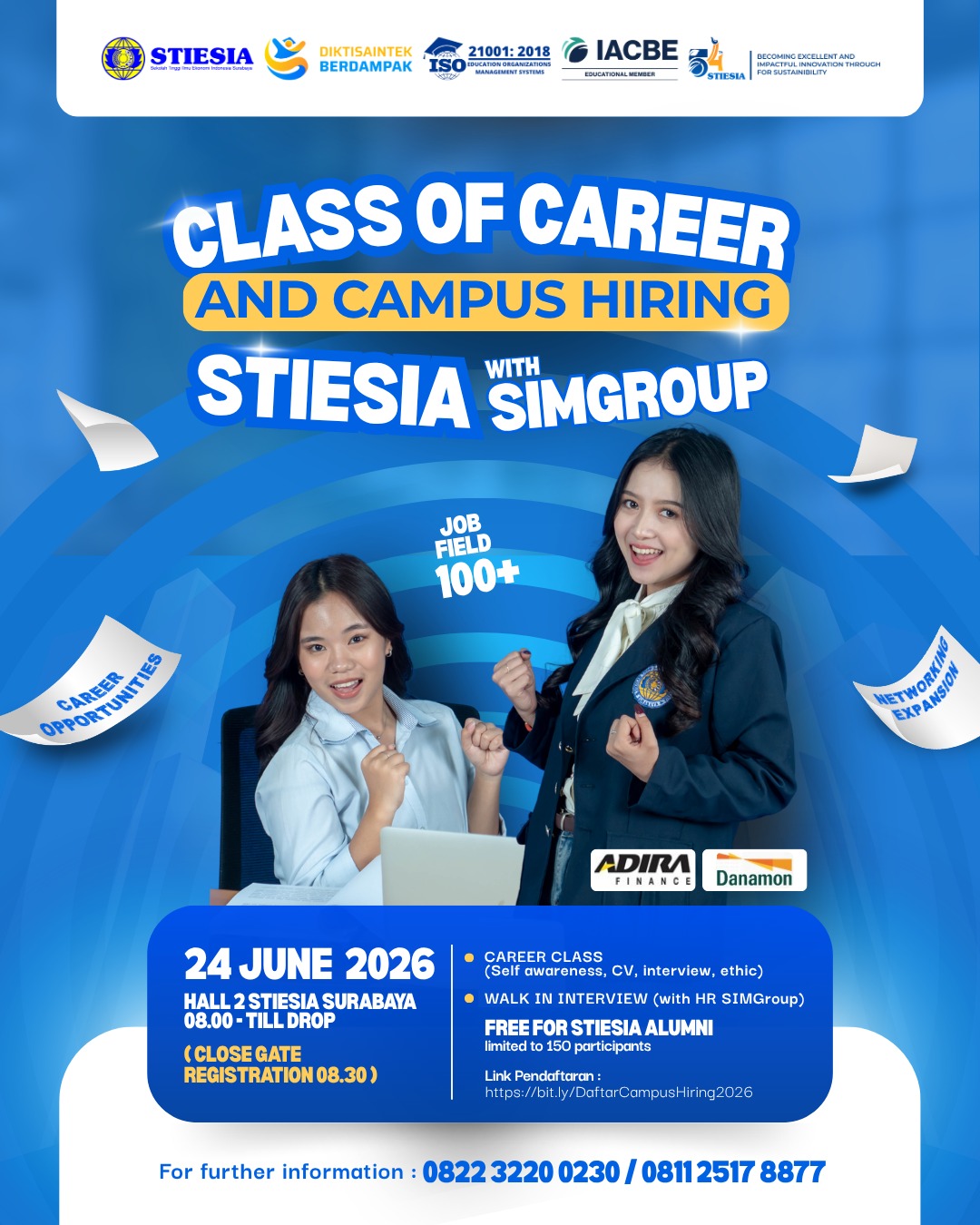 SEMINAR KARIR DAN CAMPUS HIRING STIESIA BERSAMA DENGAN SIM GROUP